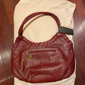 Donald J Pliner handbag | color:tomato, group:rio